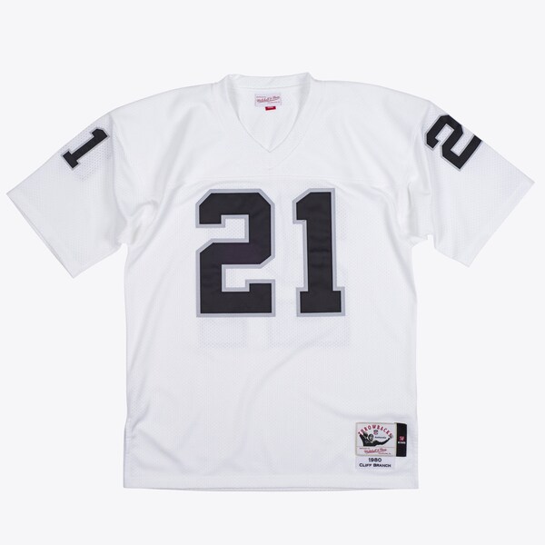 Cliff Branch Oakland Raiders 1980 White Authentic Jersey