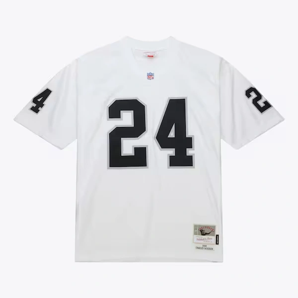 Charles Woodson Oakland Raiders 1998 White Legacy Player Jersey