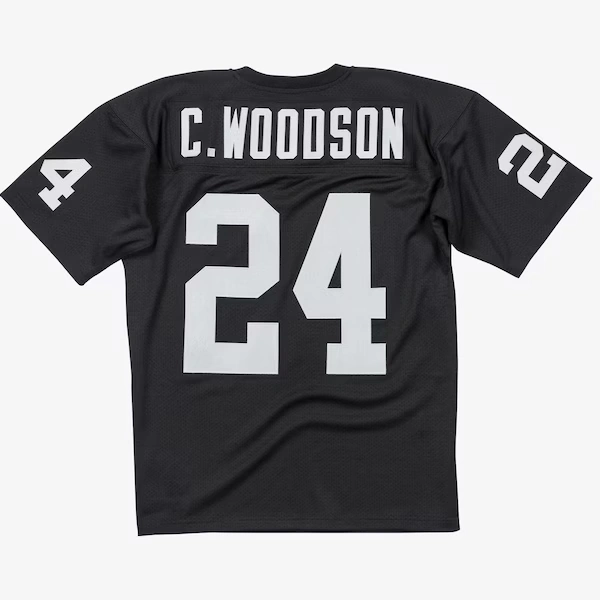 Charles Woodson Oakland Raiders Black 2002 Authentic Jersey