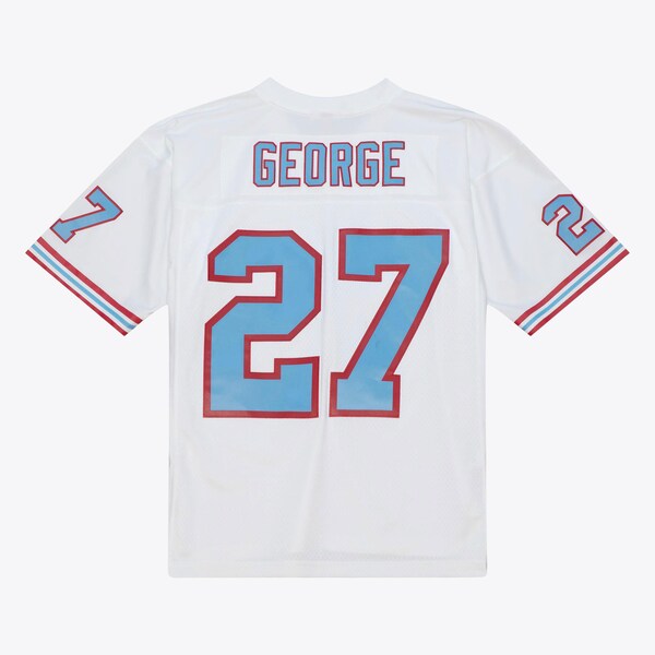 Eddie George Tennessee Oilers 1998 White Legacy Player Jersey
