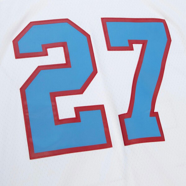 Eddie George Tennessee Oilers 1998 White Legacy Player Jersey