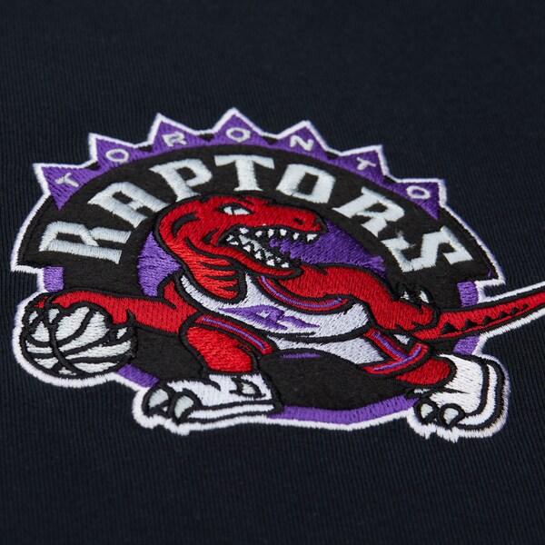 Vince Carter Toronto Raptors Black Hardwood Classics Legends Vintage Logo T-Shirt