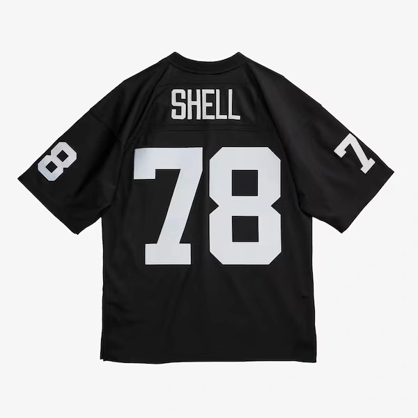 Art Shell Oakland Raiders 1976 Black Legacy Player Jersey