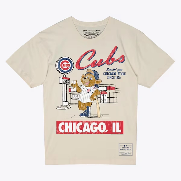 Chicago Cubs Cream Deli T-Shirt