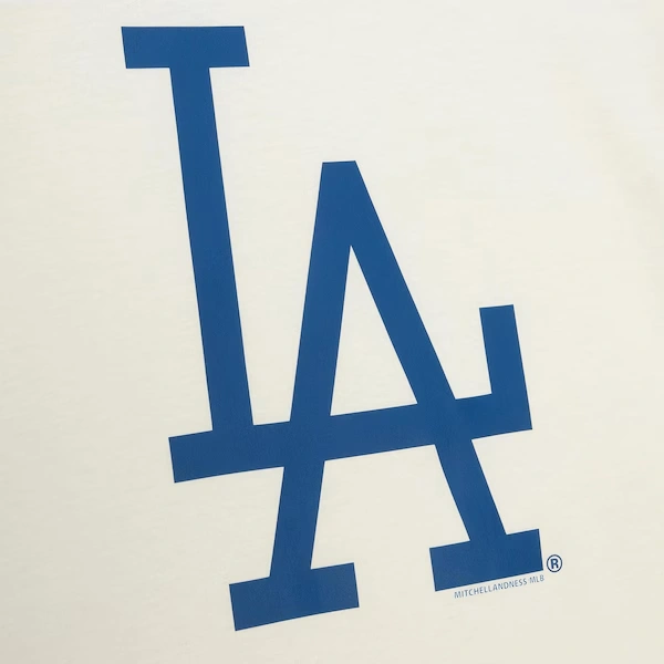 Los Angeles Dodgers Cream Multi-Logo T-Shirt 4 Los Angeles Dodgers Cream Multi-Logo T-Shirt