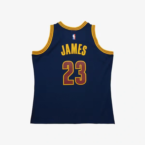 LeBron James Cleveland Cavaliers 2015-16 Navy Alternate Swingman Jersey 3 LeBron James Cleveland Cavaliers 2015-16 Navy Alternate Swingman Jersey