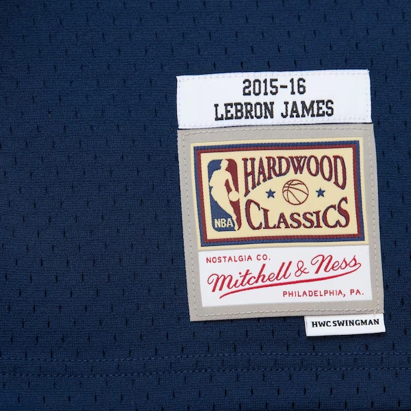 LeBron James Cleveland Cavaliers 2015-16 Navy Alternate Swingman Jersey 6 LeBron James Cleveland Cavaliers 2015-16 Navy Alternate Swingman Jersey