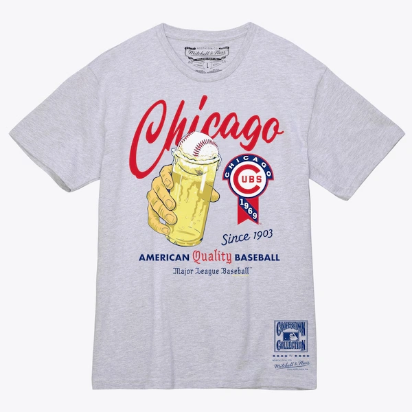 Chicago Cubs Gray Brew T-Shirt