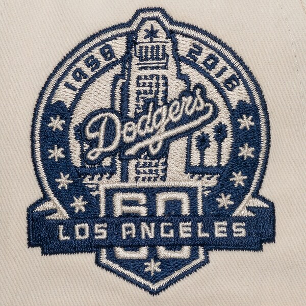 Los Angeles Dodgers Cream Fall Corduroy Pro Crown Snapback Hat