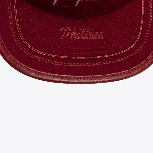 Philadelphia Phillies Burgundy Cooperstown Upscale Snapback Hat