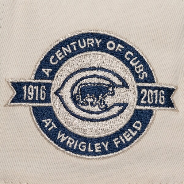 Chicago Cubs Cream Fall Corduroy Pro Crown Snapback Hat