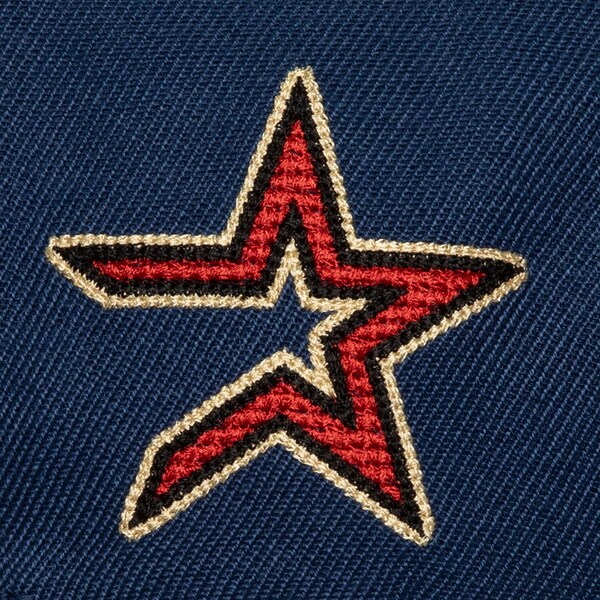 Houston Astros Navy Cooperstown Chain Gang Pro Crown Snapback Hat