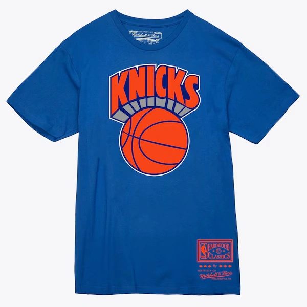 New York Knicks Blue Team Logo T-Shirt