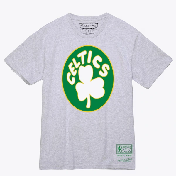 Boston Celtics Heather Gray Logo T-Shirt