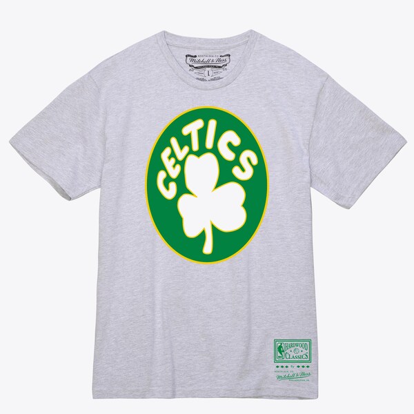 Boston Celtics Heather Gray Logo T-Shirt
