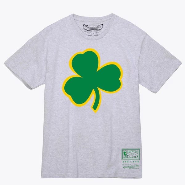 Boston Celtics Heather Gray Team Logo T-Shirt