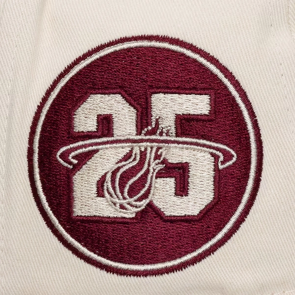 Miami Heat Cream Fall Corduroy Pro Crown Snapback Hat 4 Miami Heat Cream Fall Corduroy Pro Crown Snapback Hat