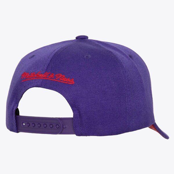 Toronto Raptors Purple Hardwood Classics Chain Gang Pro Crown Snapback Hat