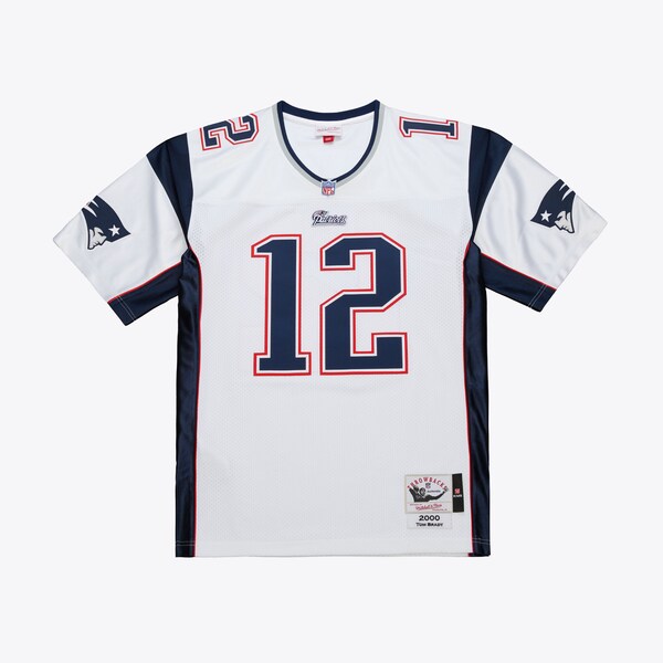 Tom Brady New England Patriots White 2000 Authentic Jersey