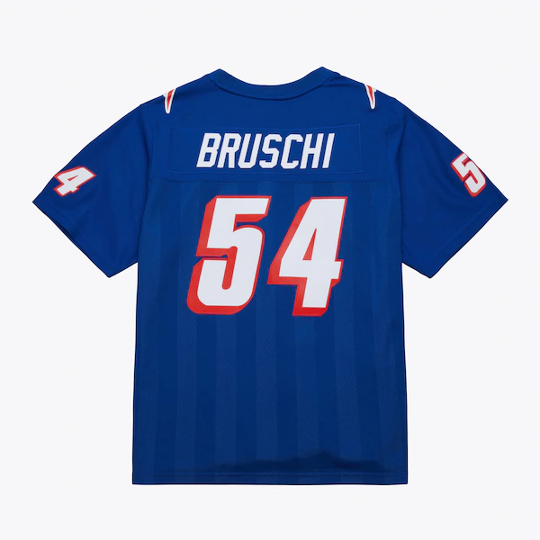 Women's Tedy Bruschi New England Patriots 1996 Royal Legacy Jersey 3 Women's Tedy Bruschi New England Patriots 1996 Royal Legacy Jersey