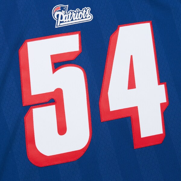 Women's Tedy Bruschi New England Patriots 1996 Royal Legacy Jersey 4 Women's Tedy Bruschi New England Patriots 1996 Royal Legacy Jersey