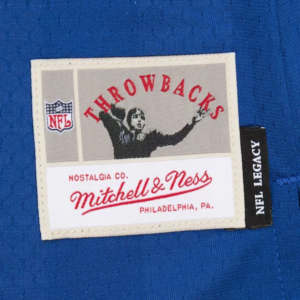 Women's Tedy Bruschi New England Patriots 1996 Royal Legacy Jersey 6 Women's Tedy Bruschi New England Patriots 1996 Royal Legacy Jersey