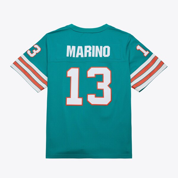 Women's Dan Marino Miami Dolphins Aqua Legacy Mesh Jersey 3 Women's Dan Marino Miami Dolphins Aqua Legacy Mesh Jersey