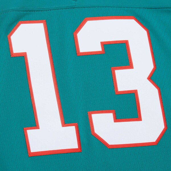 Women's Dan Marino Miami Dolphins Aqua Legacy Mesh Jersey 4 Women's Dan Marino Miami Dolphins Aqua Legacy Mesh Jersey