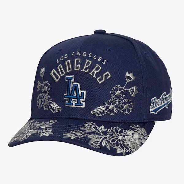 Los Angeles Dodgers Navy Cooperstown Morning Haze Pro Crown Snapback Hat
