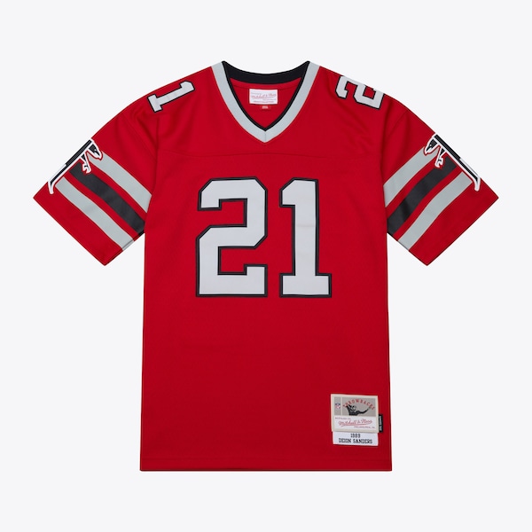 Youth Deion Sanders Atlanta Falcons 1989 Red Legacy Jersey