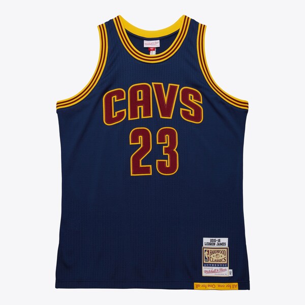 LeBron James Cleveland Cavaliers 2015-16 Navy Alternate Authentic Jersey