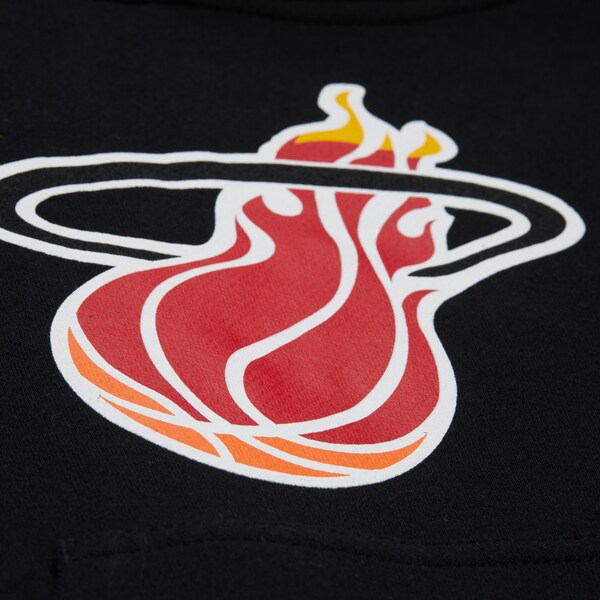 Youth Miami Heat Black Retro Logo Pullover Hoodie 4 Youth Miami Heat Black Retro Logo Pullover Hoodie