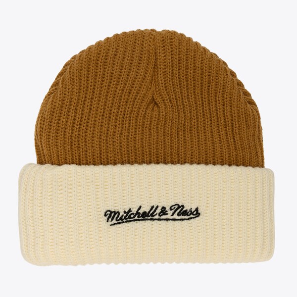 Boston Bruins Brown/Cream Dusted Cuffed Knit Hat 3 Boston Bruins Brown/Cream Dusted Cuffed Knit Hat