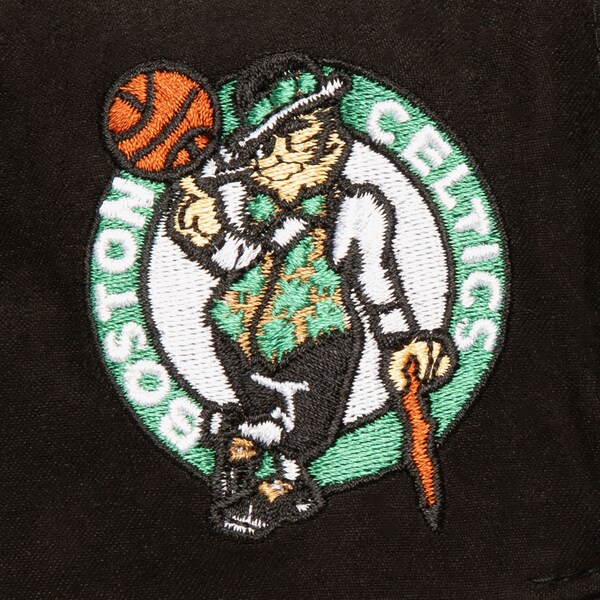 Boston Celtics Black Suede Pro Adjustable Hat