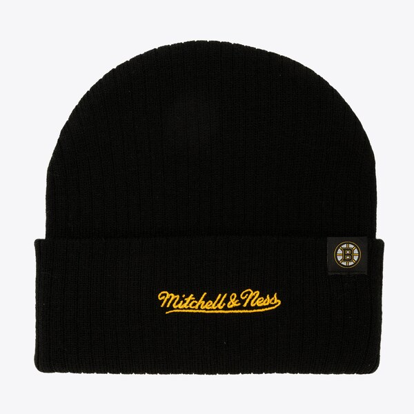 Boston Bruins Black Line Light Cuffed Knit Hat