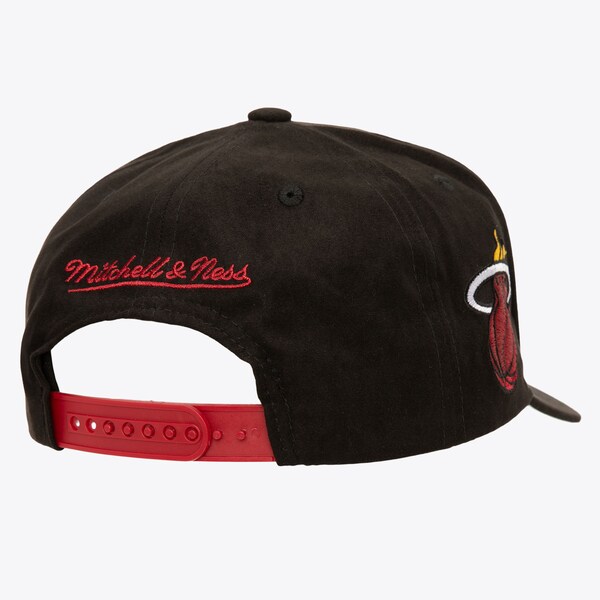 Miami Heat Black Suede Pro Adjustable Hat 3 Miami Heat Black Suede Pro Adjustable Hat