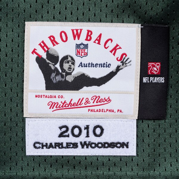 Charles Woodson Green Bay Packers Green 2010 Authentic Jersey