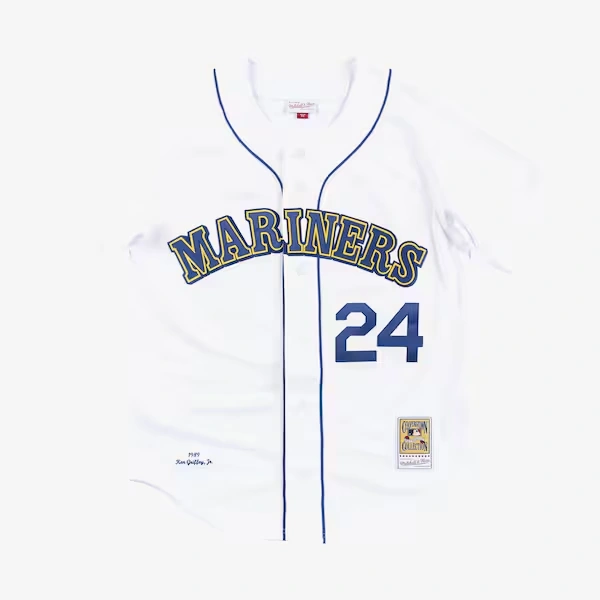 Ken Griffey Jr. Seattle Mariners 1989 White Authentic Player Jersey