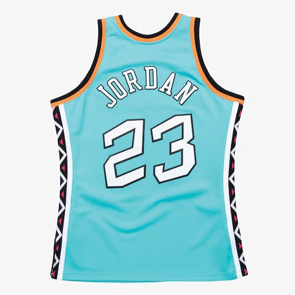 Michael Jordan 1996 NBA All-Star Game Teal Authentic Jersey 3 Michael Jordan 1996 NBA All-Star Game Teal Authentic Jersey