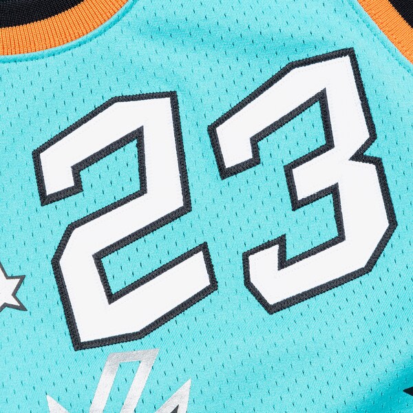 Michael Jordan 1996 NBA All-Star Game Teal Authentic Jersey 6 Michael Jordan 1996 NBA All-Star Game Teal Authentic Jersey