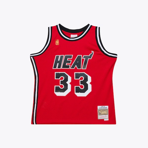 Alonzo Mourning Miami Heat 1996-97 Red Swingman Jersey