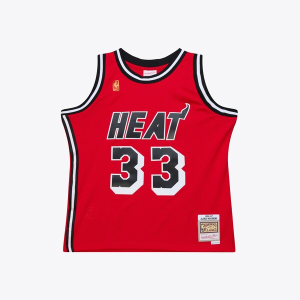 Alonzo Mourning Miami Heat 1996-97 Red Swingman Jersey