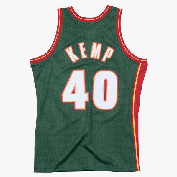 Shawn Kemp Seattle SuperSonics 1995-96 Green Swingman Player Jersey 3 Shawn Kemp Seattle SuperSonics 1995-96 Green Swingman Player Jersey