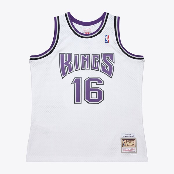 Peja Stojakovic Sacramento Kings 2001-02 White Swingman Jersey