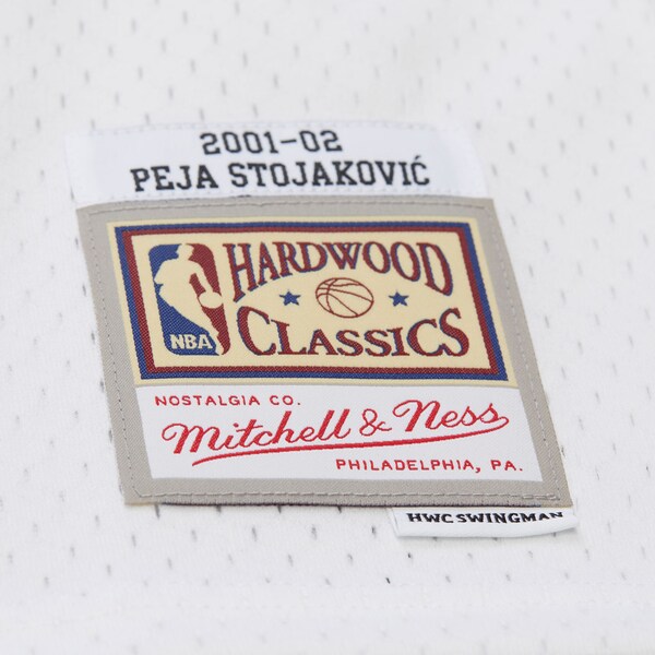 Peja Stojakovic Sacramento Kings 2001-02 White Swingman Jersey