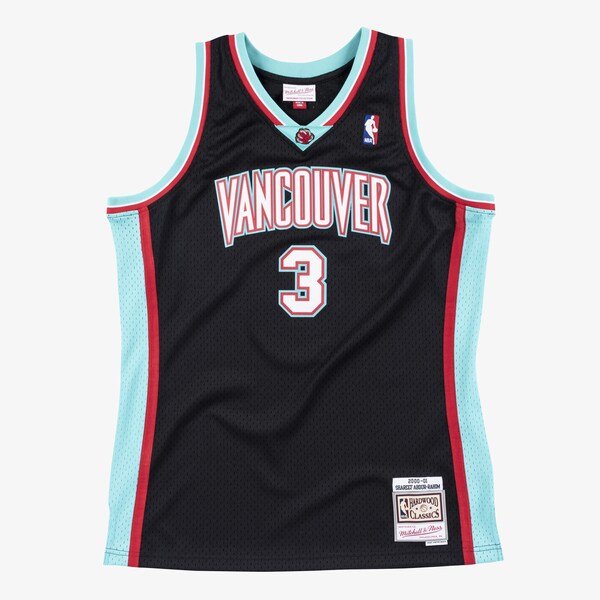 Men's Shareef Abdur-Rahim Black Vancouver Grizzlies 2000/01 Swingman Jersey