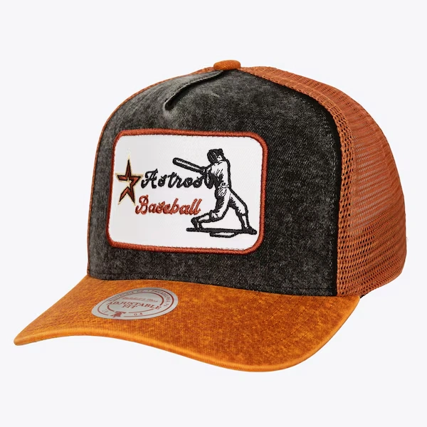 Houston Astros Black Cooperstown Hometown Trucker Adjustable Hat