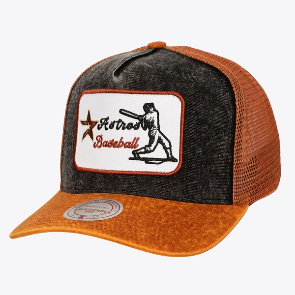 Houston Astros Black Cooperstown Hometown Trucker Adjustable Hat
