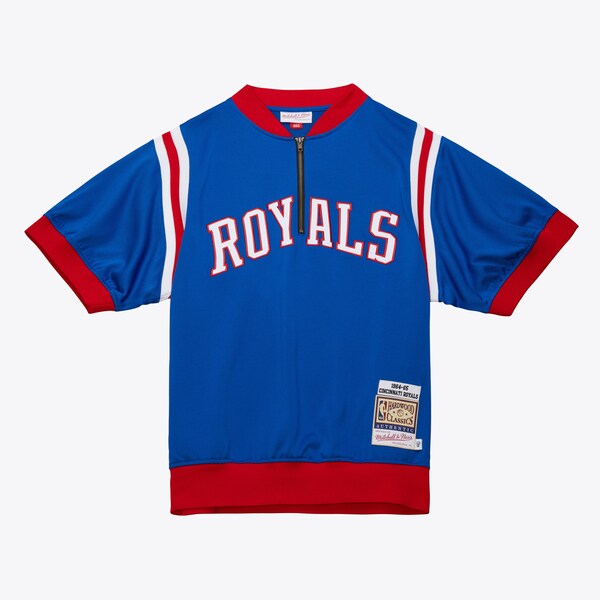 Cincinnati Royals 1964-65 Royal Authentic Quarter-Zip Shooting Shirt
