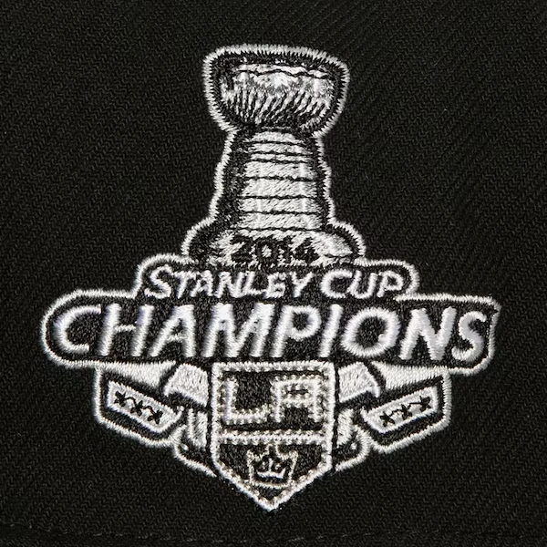 Los Angeles Kings Black Side Patch Fitted Hat